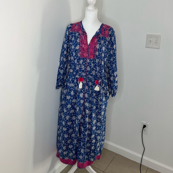 J. Crew Dresses & Skirts - 32. J. Crew Floral Embroidery Tassel Underlined Dress